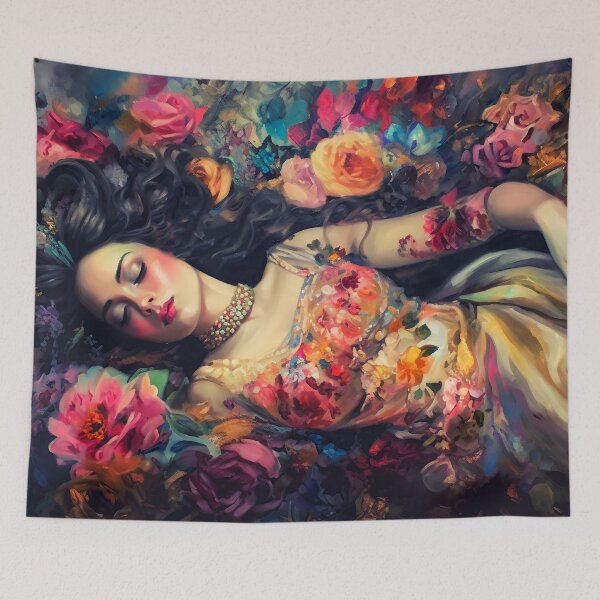 Item preview, Sleeping lady in the garden 3 designed and sold by Red Witch Art.