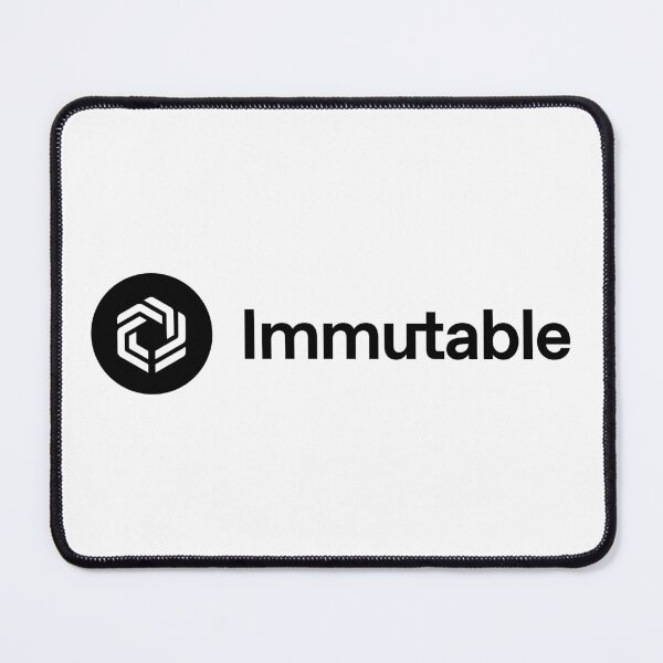 Item preview, Immutable IMX Crypto Altcoin - Horizontal Black designed and sold by CryptoMoods.