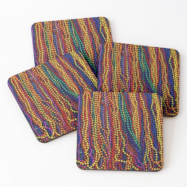 Item preview, MARDI GRAS :Colorful Beads Print designed and sold by posterbobs.