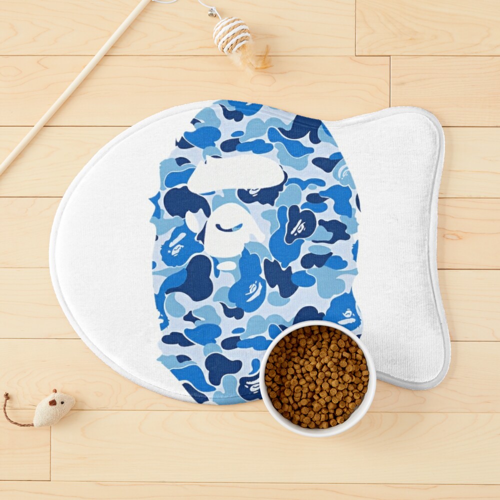 BAPE ABC Camo Big Rug Mat Blue