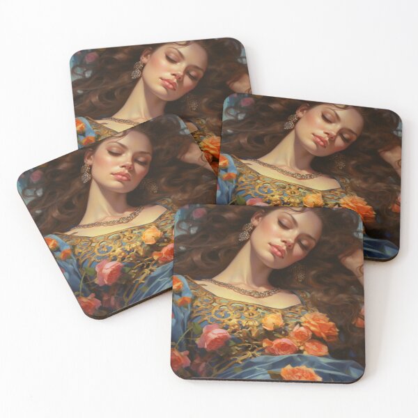 Item preview, Sleeping lady in the garden 4 designed and sold by Red Witch Art.