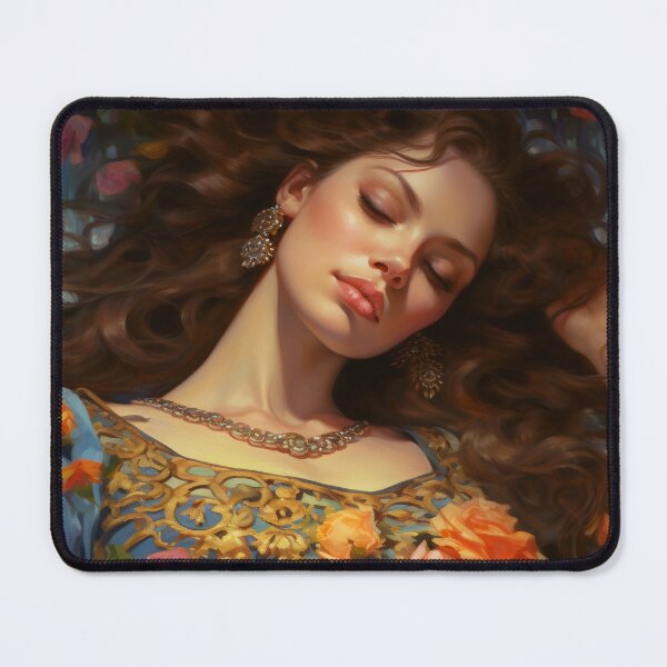 Item preview, Sleeping lady in the garden 4 designed and sold by Red Witch Art.