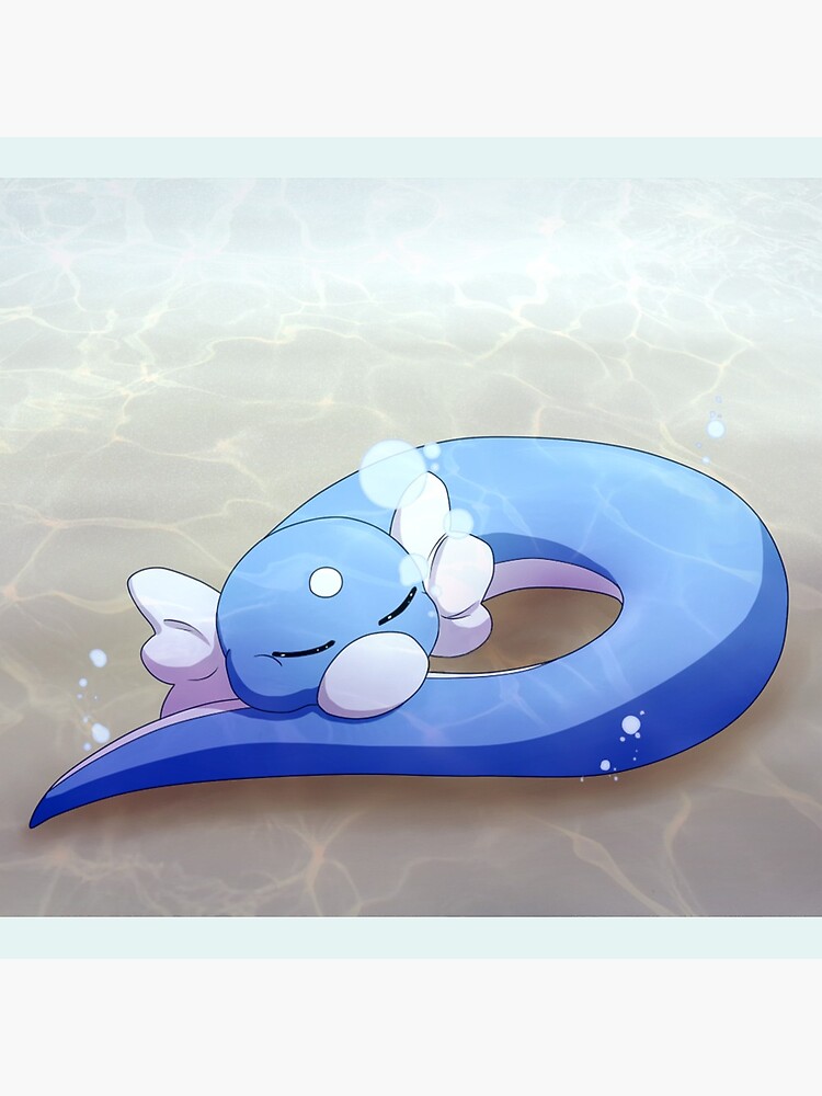 sleeping dratini plush