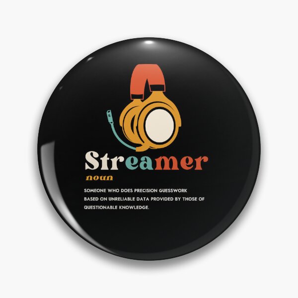 Item preview, streamer noun retro shirt graphic shirts for streamers designed and sold by ScionEros.