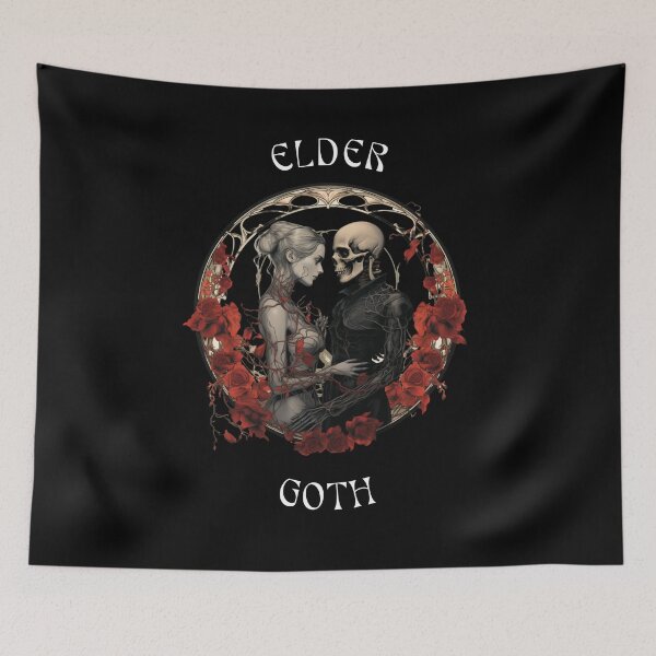 Item preview, gothic skeletons weeding romance designed and sold by Mateusz Majcherek.