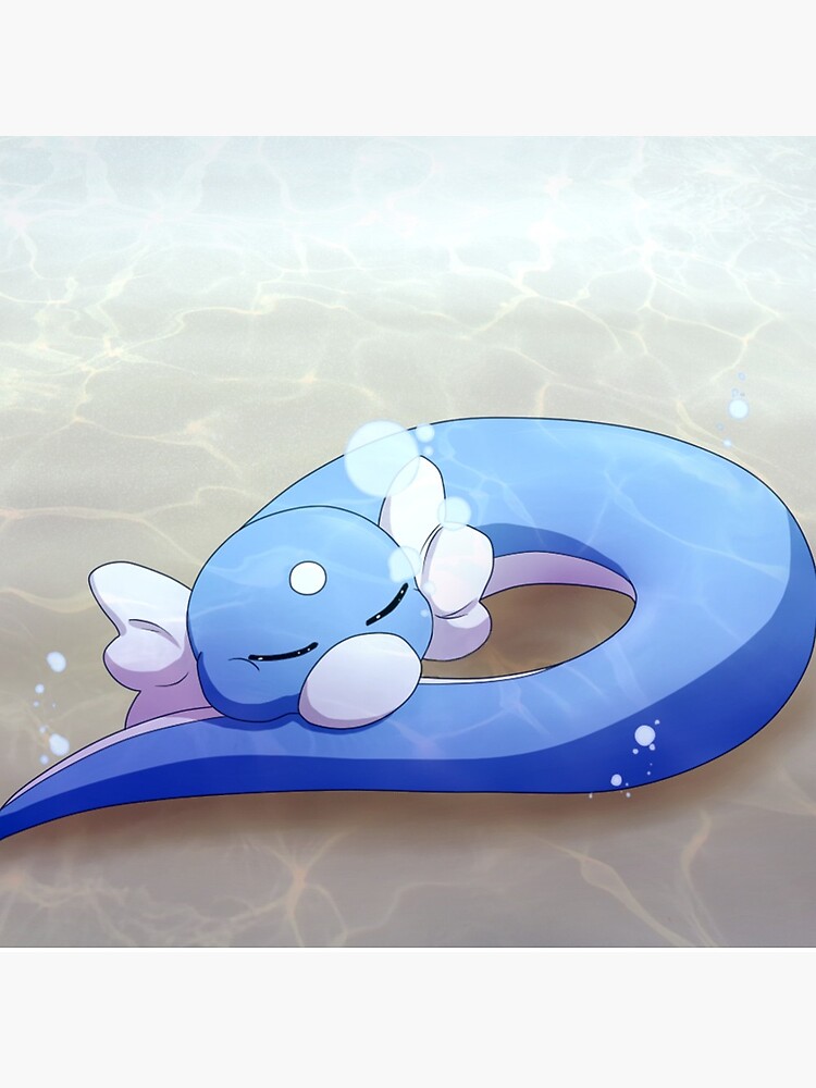 sleeping dratini plush