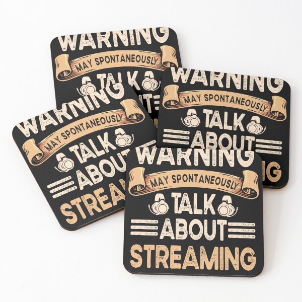 Item preview,  warning may spontaneusly talk about streaming shirt graphic shirts for streamers designed and sold by ScionEros.