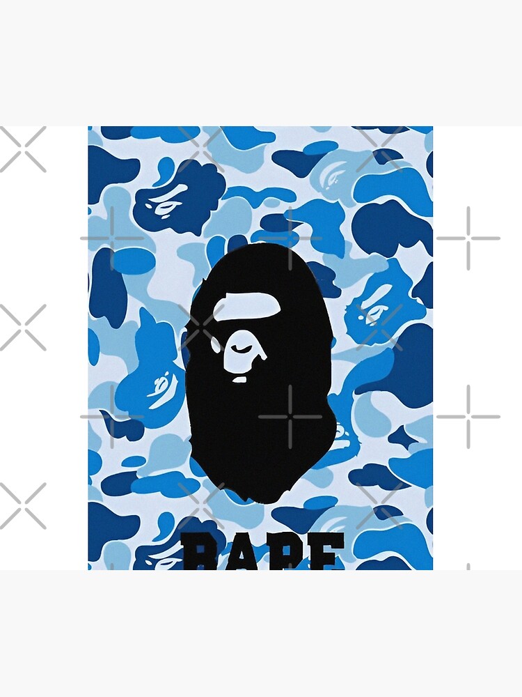 The best selling] Supreme Bape Camo Red Version Living Room Rug