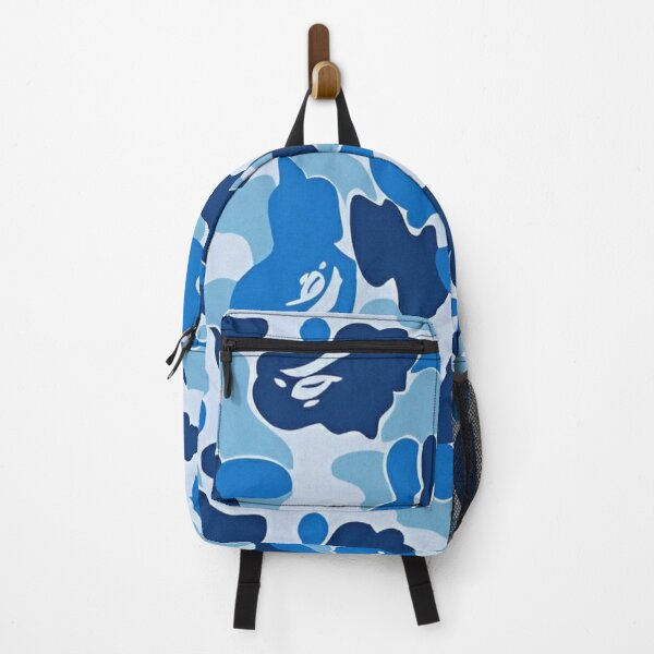 Leather Camouflage Backpacks : BAPE backpack