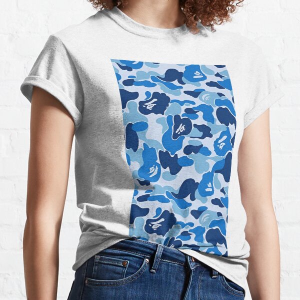 bape blue camo' Women's T-Shirt