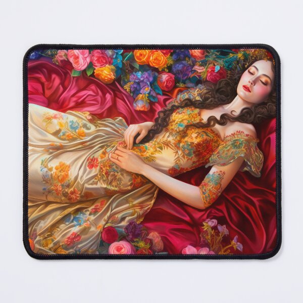 Item preview, Sleeping lady in the garden 5 designed and sold by Red Witch Art.