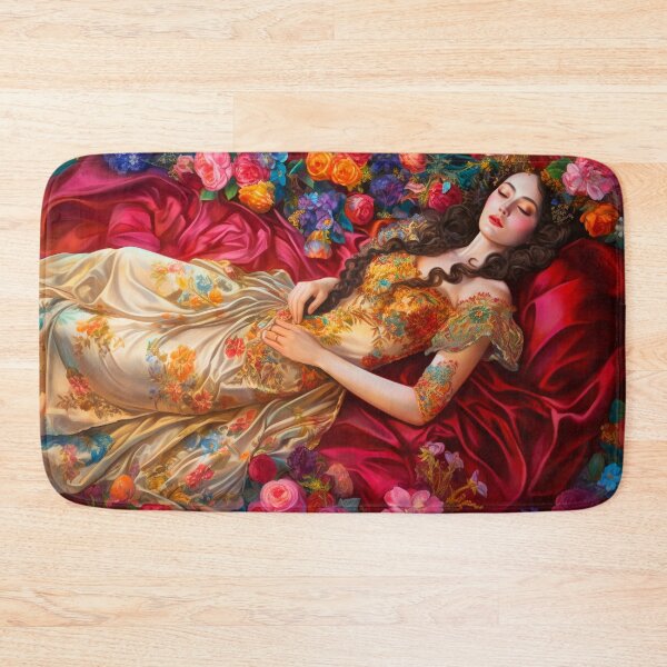 Item preview, Sleeping lady in the garden 5 designed and sold by Red Witch Art.