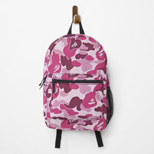 Buy EELMOOR Bape Shark Teeth Pink Black Camo Backpack School Bag