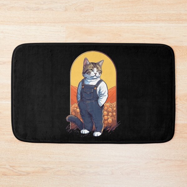 Item preview, Funny Cat Farmer Meme Cowgirl Cowboy Country designed and sold by KsuAnn.