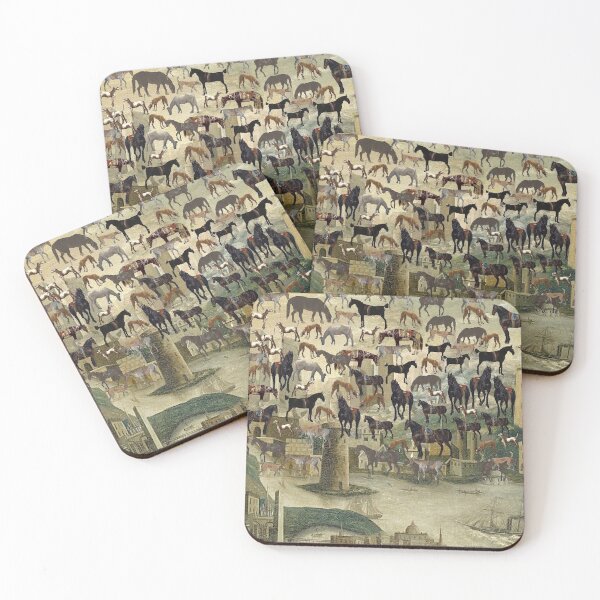Item preview, Horses and Dogs at the Gates designed and sold by BortaYarrow.