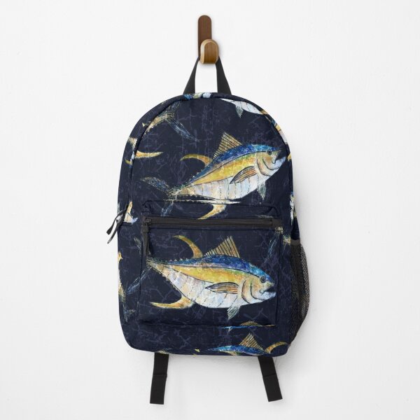 Black Sea Bass Textured Pattern | Backpack