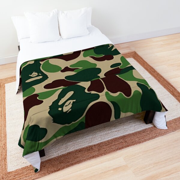 Supreme Bape Black Luxury Brand Bedding Set Duvet Cover Home Decor