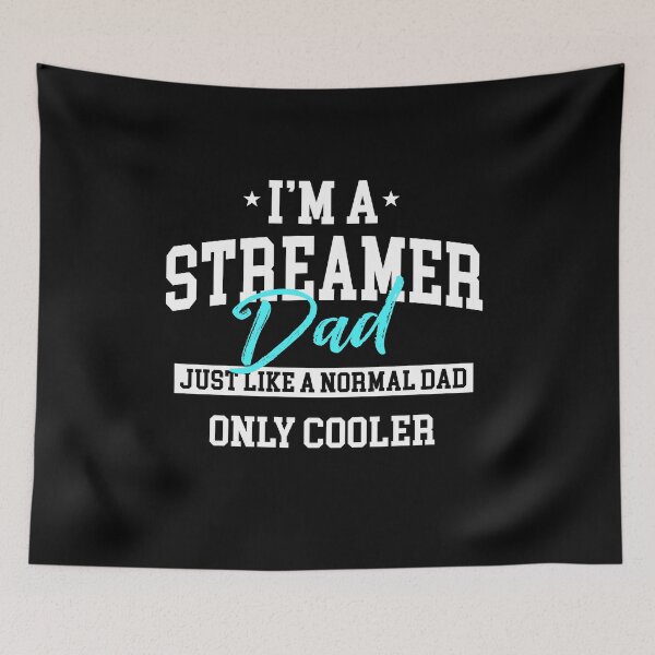 Item preview, i'm a streamer dad like a normal dad shirt graphic shirts for streamers designed and sold by ScionEros.