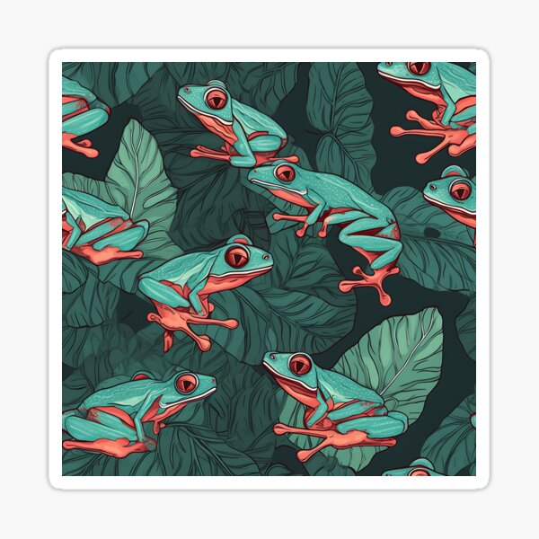 Item preview, Tree frogs designed and sold by CactusPan.