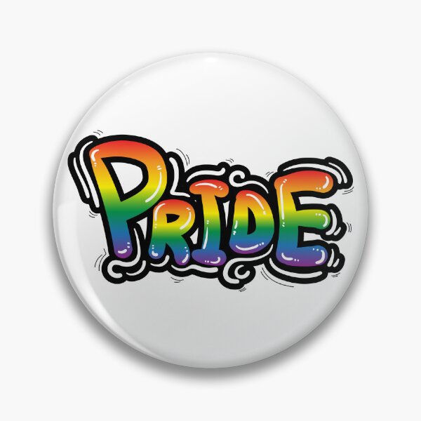 Item preview, Rainbow LGBTQ Pride graffiti font design designed and sold by SahDigiArt.