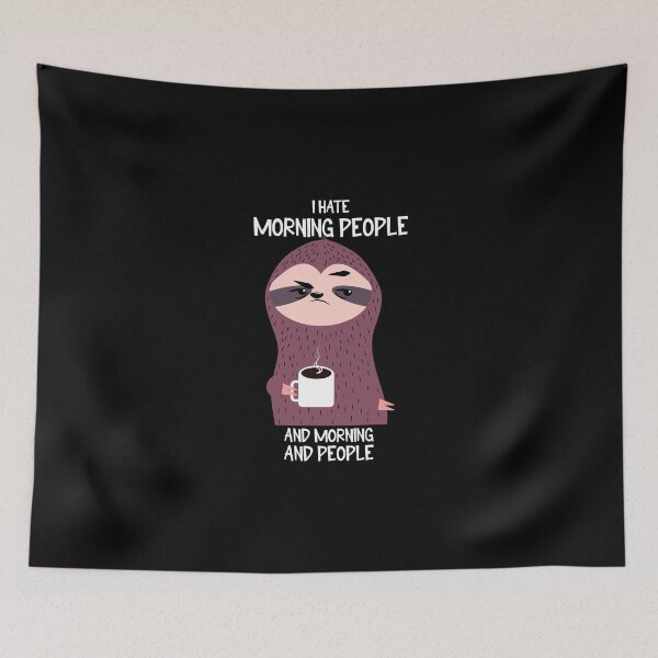 Item preview, I Hate Morning People! designed and sold by giovanni monasta.