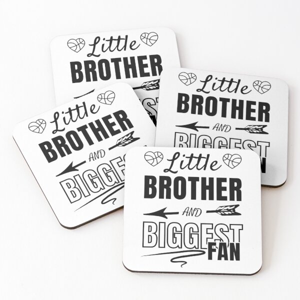 Item preview, Little Brother and Biggest Fan Basketball Brother designed and sold by Alterock Designs.
