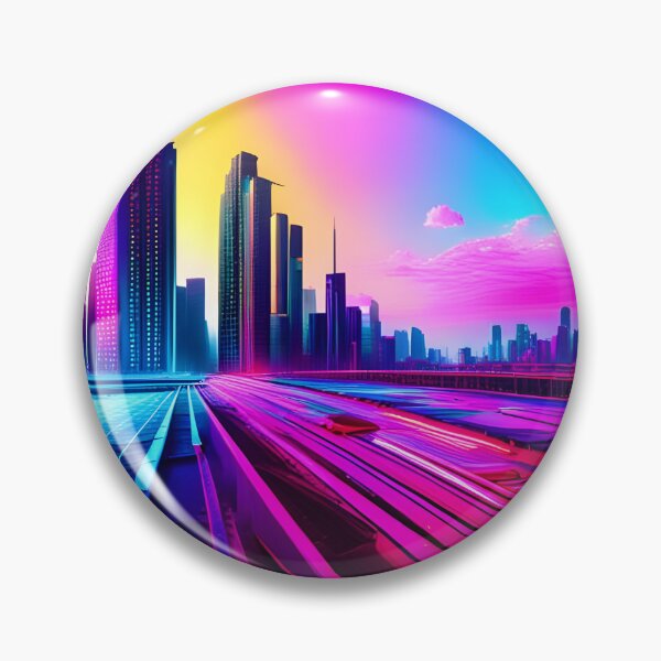 Item preview, Cyber City Yellow Sunsets designed and sold by Ink Art Design.