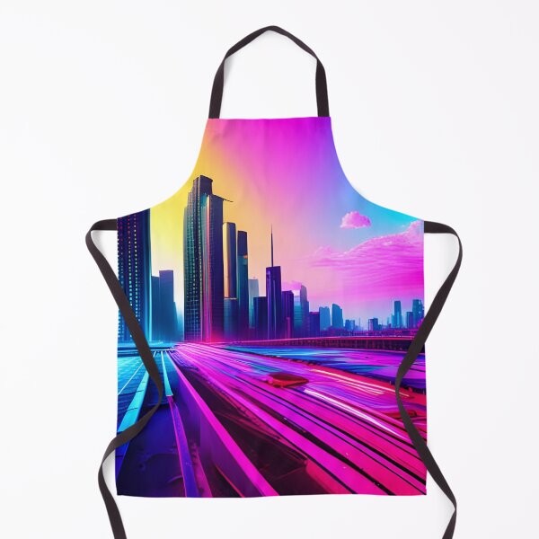 Item preview, Cyber City Yellow Sunsets designed and sold by Ink Art Design.