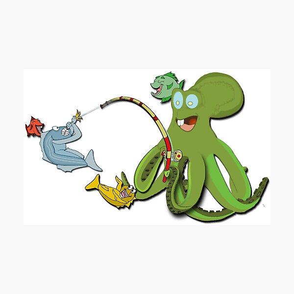 Item preview, octopus cartoon designed and sold by hookink.