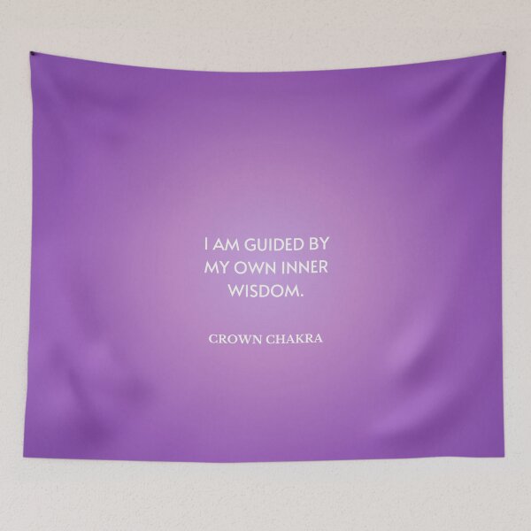 Aperçu de l'œuvre Affirmation positive, citation de chakra, affirmation quotidienne, dégradé d'aura créée et vendue par Magic Love Art Print.