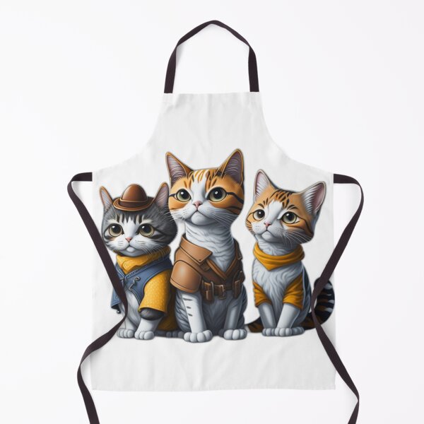 Item preview, 3 cute cartoon style cats By Jonathan P. and AI designed and sold by JonathanP514.