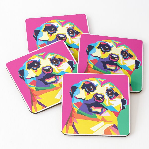 Item preview, cute meercat smiling designed and sold by momanteiga.