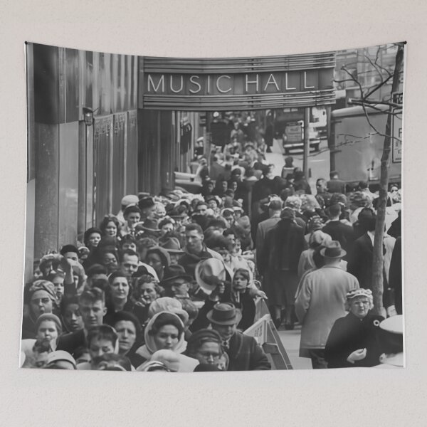 Item preview, Crowds of People Waiting to See Radio City Musics Hall's designed and sold by llarrydavis301.