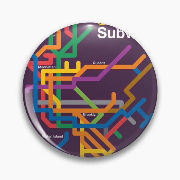 Item preview, NYC Subway diagram	 designed and sold by afypgzcstc8.