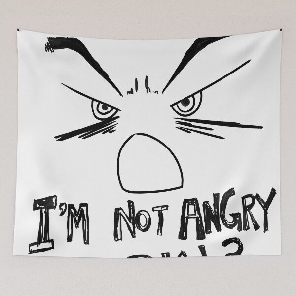 Item preview, Not Angry designed and sold by VimuSama.