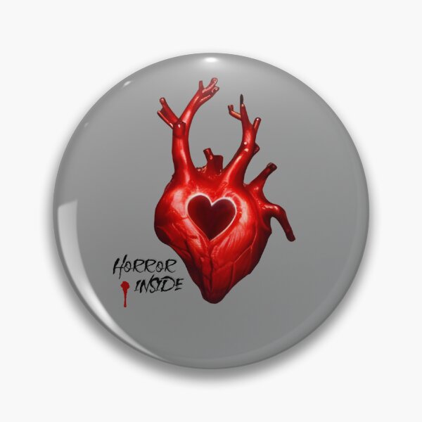 Item preview, Horror Inside Heart Design Art designed and sold by Clark81.