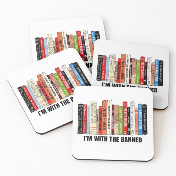 Item preview, I'm With The Banned, Banned Books Sticker designed and sold by BestArtDZ.