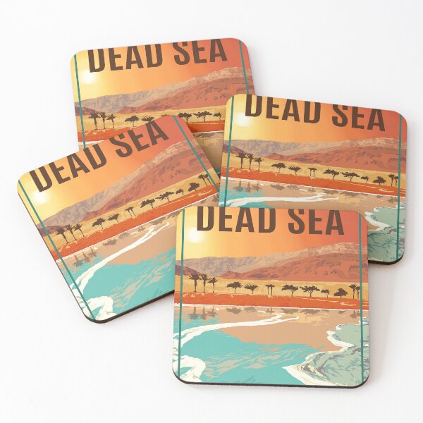 Item preview, Dead Sea Israel Jordan - Vintage Travel Poster designed and sold by llarrydavis301.