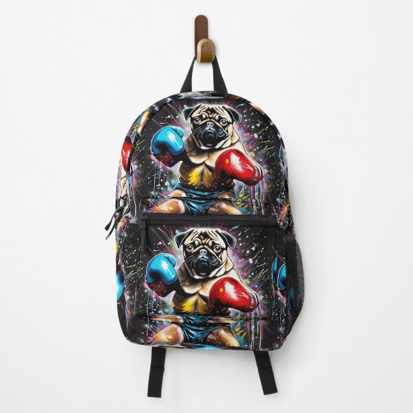 Item preview, Pug Boxer in Boxing Stance designed and sold by Ameiva-Apparel.