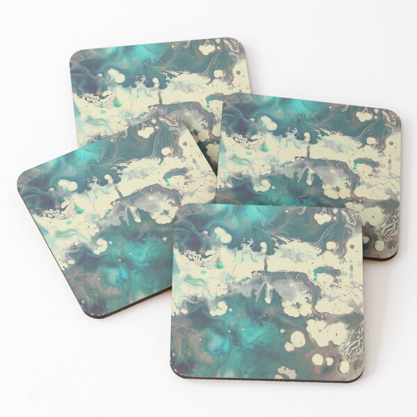 Item preview, Ocean Blue Abstract Art designed and sold by KatPaints.