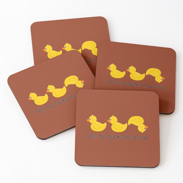 Item preview, Got my ducks in a row Greeting Card 	 designed and sold by pwhanpibhvn72.