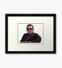 Michael Scott Meme Funny Framed Print