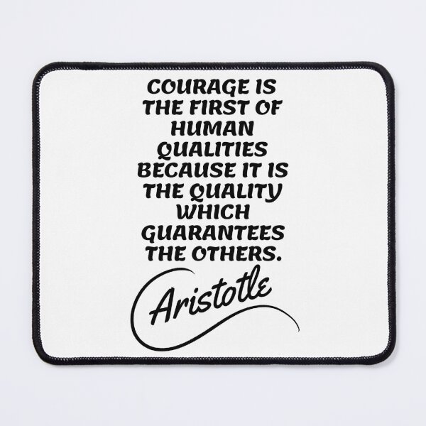 Item preview, Aristotle Quotes - Courage 2 designed and sold by Writer Quotes.