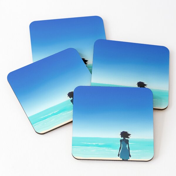 Item preview, Coastal Minimalist Style Beach Chic Calming Ocean Blues - AI Art 1 of 8 designed and sold by Beachy.