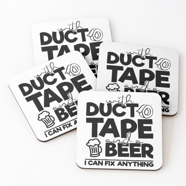 Item preview, With Duct Tape _amp_ Beer I Can Fix Anything-Father_s Day gfit idea Active designed and sold by leilana-holifie.
