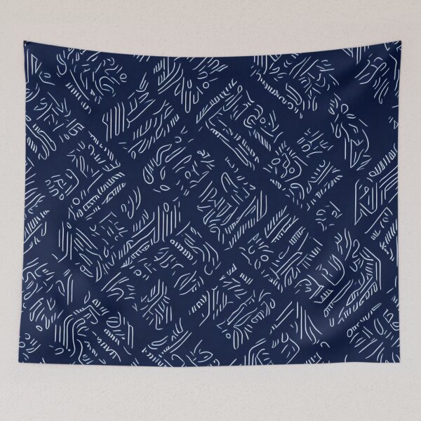 Item preview, Whimsical Thread-Like Motifs: designed and sold by kn-clothing.