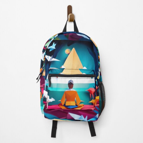 Item preview, Mindful enthusiast - Jungle - Origami Edition. - AI generated Art. designed and sold by TheMindfulExpat.