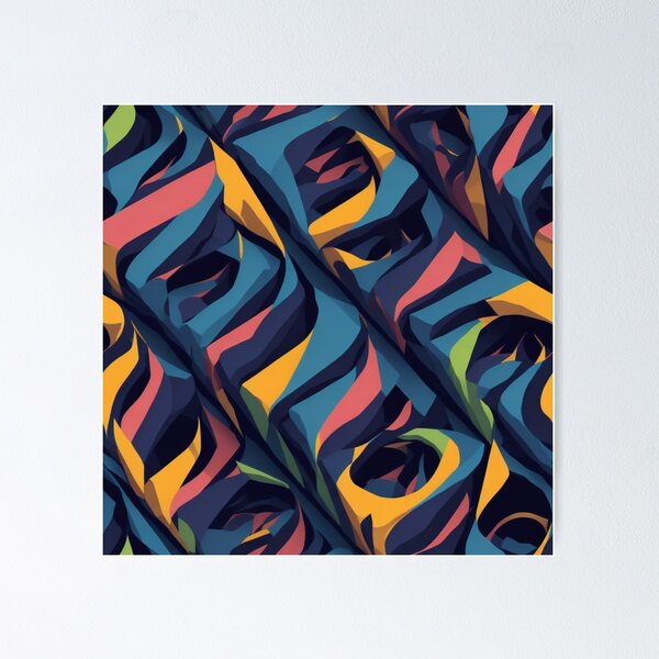 Item preview, Geometric colorful Pattern designed and sold by Itzjustlife.