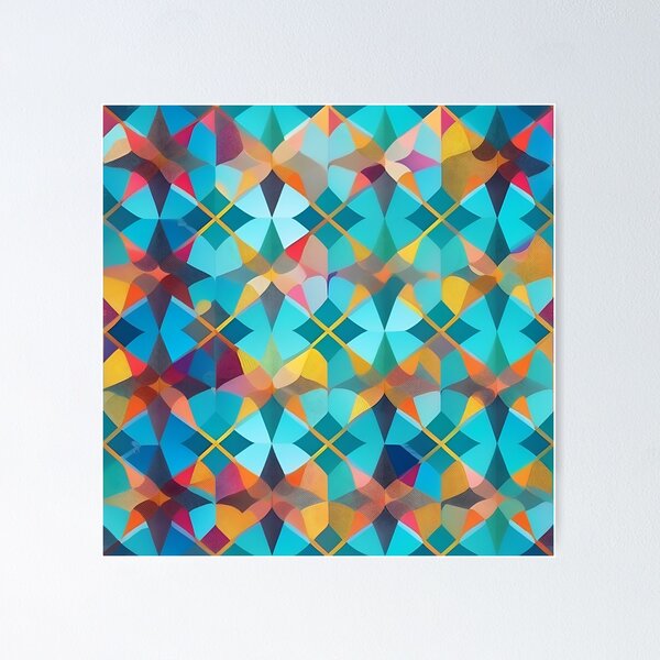 Item preview, Geometric colorful Pattern designed and sold by Itzjustlife.