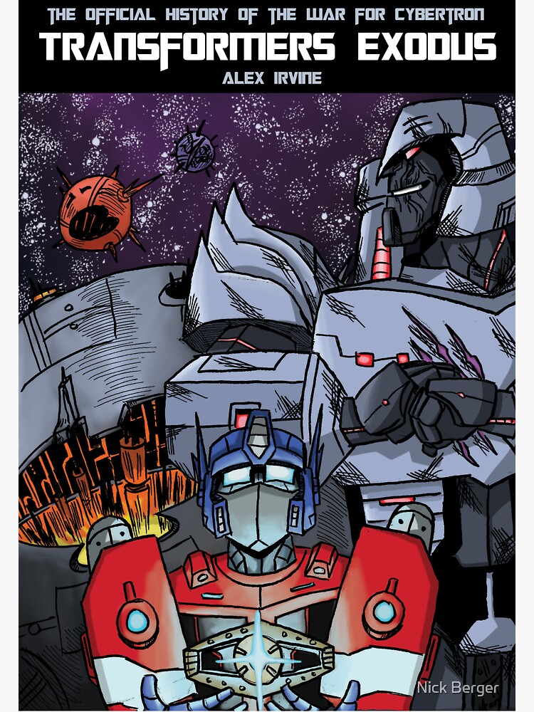 "Transformers Exodus Tribute" Sticker for Sale by sirmacguffin Redbubble